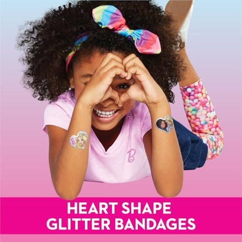 Curitas Antibacteriales para Niños Barbie, 100 Piezas en 3 Tamaños, Adhesivas y Flexibles para Cortes y Raspones. ¡Gran Regalo para Niños! - imagen 6