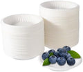 Platos Desechables Mini de 4 Pulgadas - 100 Contenidos, Platos de Papel Redondos para Postres, Aperitivos y Manualidades - imagen 1