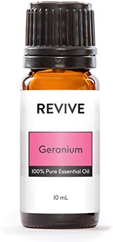 Aceite Esencial de Geranio Revive - 100% Puro, Grado Terapéutico, Ideal para Difusor, Humidificador, Masaje, Aromaterapia y Cuidado de Piel y Cabello - imagen 1