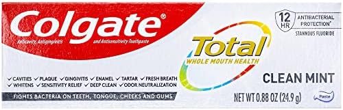 Pasta dental Colgate Total, menta fresca, tamaño viaje 0.88 oz (24.9g) - Paquete de 10 unidades - imagen 2