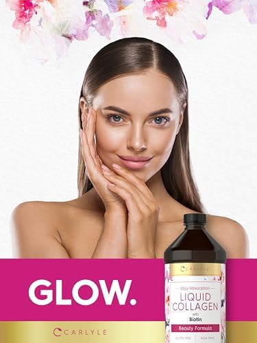 Colágeno Líquido Carlyle para Mujeres y Hombres | 16 fl oz | Tipo 1 y 3 con Biotina | Sabor Berry | Suplemento No GMO y Libre de Gluten - imagen 6