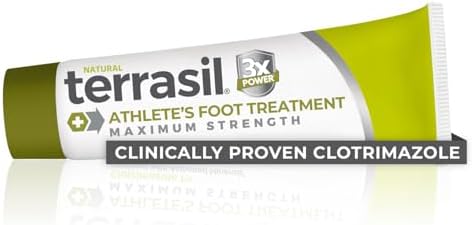 Tratamiento para Pie de Atleta Terrasil con Clotrimazol Clínicamente Comprobado, Crema Antifúngica de Fuerza Extra para Hombres y Mujeres, Alivia - imagen 1
