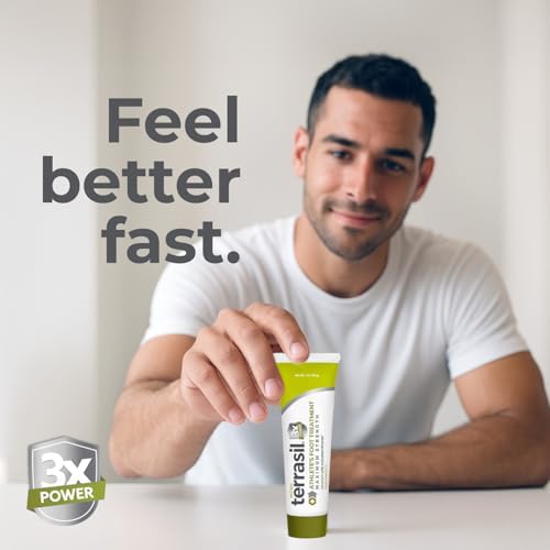 Tratamiento para Pie de Atleta Terrasil con Clotrimazol Clínicamente Comprobado, Crema Antifúngica de Fuerza Extra para Hombres y Mujeres, Alivia - imagen 7