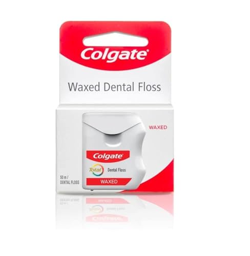 Hilo Dental Cerado Colgate para Mejorar la Salud Bucal, Paquete de 6, 50 Mtr cada uno - imagen 1