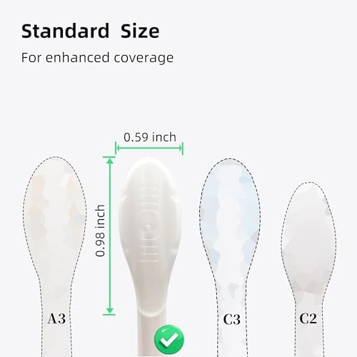 Cabezas de Cepillo DentaZotic para Cuidado de Encías, Reemplazo para Philips Sonicare, Cerdas Suaves, Paquete de 10, Color Blanco - imagen 8