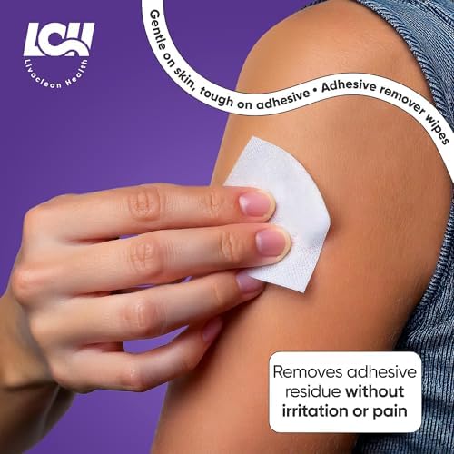 Toallitas Removedoras de Adhesivo (200 CT, 2 Paquetes) – Sin Picazón para Piel Sensible – 2 Capas 2.56x1.18in (6.5x3cm) – Para Vendajes, Cinta y - imagen 4