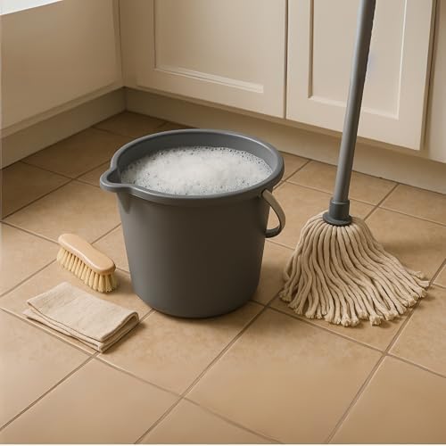Cubeta JOEY'Z de 10QT (9.5L) con asa resistente, ideal para limpieza, trapeado, proyectos, almacenamiento y pintura. - imagen 2