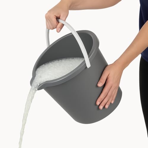 Cubeta JOEY'Z de 10QT (9.5L) con asa resistente, ideal para limpieza, trapeado, proyectos, almacenamiento y pintura. - imagen 6