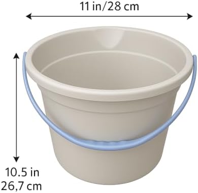 Cubeta JOEY'Z de 10QT (9.5L) con asa resistente, ideal para limpieza, trapeado, proyectos, almacenamiento y pintura. - imagen 8