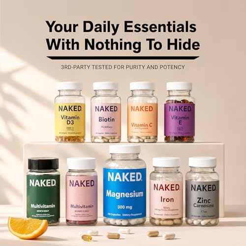 Naked Vitamina E 400 IU – Suplemento Natural de Vitamina E con Tocoferoles Mixtos para Soporte Antioxidante y Salud de la Piel – 100 Softgels - imagen 6