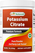 Mejor Naturales Citrato de Potasio Polvo Puro 1 Libra - imagen 1
