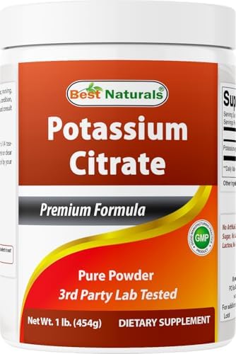 Mejor Naturales Citrato de Potasio Polvo Puro 1 Libra - imagen 1