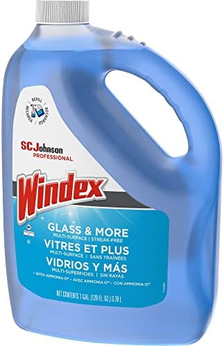 Limpiador de Vidrios y Superficies Windex 682252EA Fórmula Potenciada, Botella de 1 Galón - imagen 4