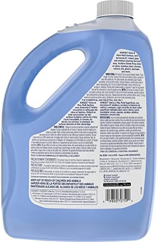 Limpiador de Vidrios y Superficies Windex 682252EA Fórmula Potenciada, Botella de 1 Galón - imagen 5