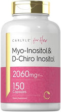 Suplemento Carlyle de Myo-Inositol y D-Chiro Inositol para Mujeres | 2060mg | 150 Cápsulas | Complejo No Transgénico y Libre de Gluten - imagen 1