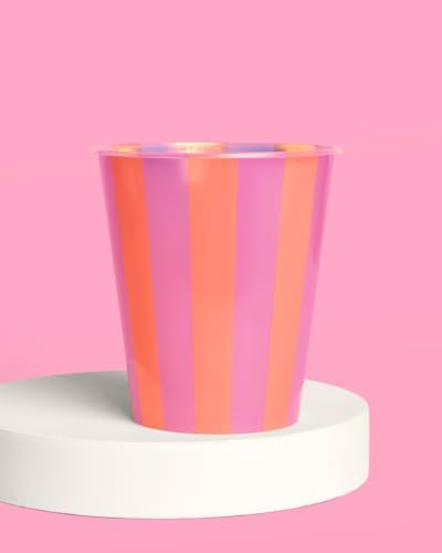 Vasos de Plástico Fetti Rosa y Verde para Fiesta en la Alberca | 16 piezas de 12 oz | Decoraciones Coloridas, Bebidas para Despedida de Soltera, - imagen 4
