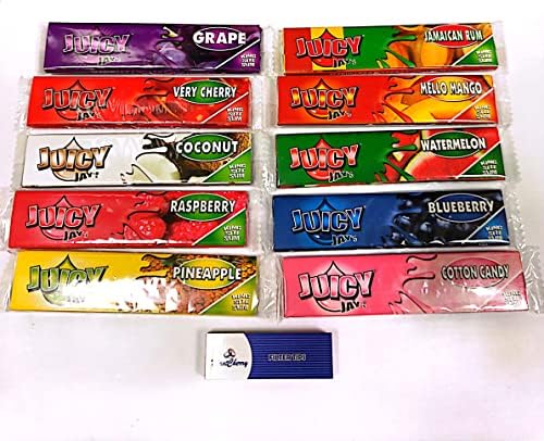 Papel para enrollar saborizado Juicy Jay's King Size Slim - 10 libretas en 10 sabores - imagen 1