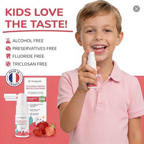 Spray Oral Clarismile para Niños - Cuidado Dental Sin Flúor para Edades 0-12, Sabor Natural a Fresa, Sin Alcohol, Aplicación Fácil, 30ml - imagen 3
