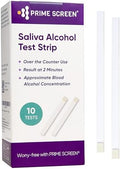Tiras de Prueba de Alcohol en Saliva Screen, Alta Precisión, Resultados en 2 Minutos - Paquete de 10 Pruebas - imagen 1
