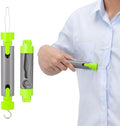 LYIGEOL Gancho de Botón con Tirador de Cremallera, Ayuda para Vestirse con una Mano, Herramienta Asistente de Botones y Cremallera para Personas - imagen 1