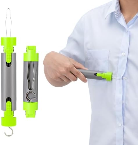 LYIGEOL Gancho de Botón con Tirador de Cremallera, Ayuda para Vestirse con una Mano, Herramienta Asistente de Botones y Cremallera para Personas - imagen 1