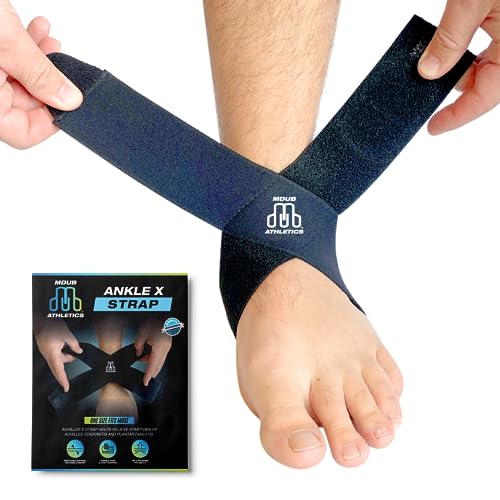 Soporte para Tendón de Aquiles y Fascitis Plantar MDUB con Correa en X para Tobillo, 1 Paquete, Alivio de Dolor por Tendinitis, Ideal para Deportes - imagen 1