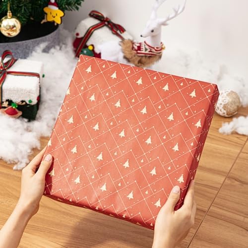 Cajas de Regalo Grandes Mefleet 12x12x2 Pulgadas con Tapa, Paquete de 10, Cajas Planas para Camisas, Bufandas, Regalos de Navidad, Cumpleaños y - imagen 5