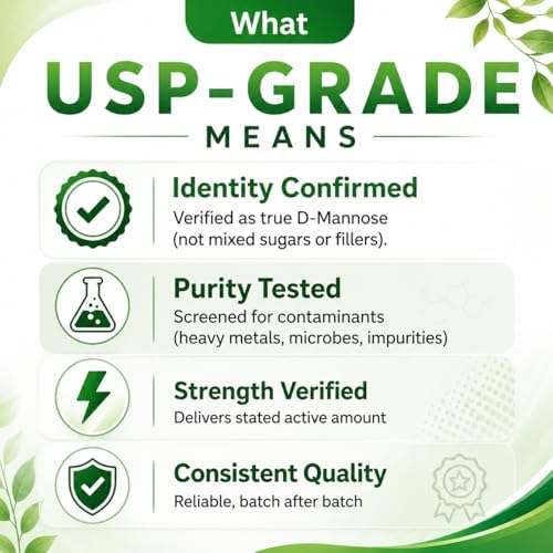 HCL HERBAL CODE LABS D-Mannosa con Extracto de Arándano en Cápsulas 1500mg – Suplemento de Alta Potencia para el Tracto Urinario – 60 Cápsulas No GMO - imagen 4