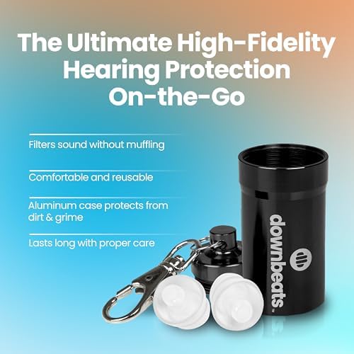 Tapones de oído de alta fidelidad para protección auditiva - Discretos y claros para conciertos, festivales y eventos ruidosos - Reducción de ruido - imagen 3