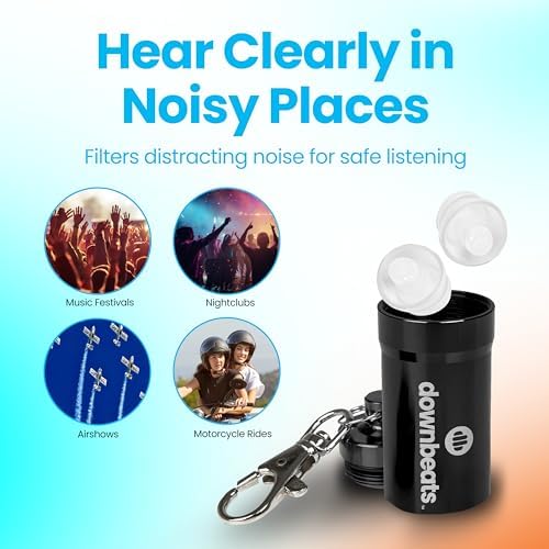 Tapones de oído de alta fidelidad para protección auditiva - Discretos y claros para conciertos, festivales y eventos ruidosos - Reducción de ruido - imagen 7