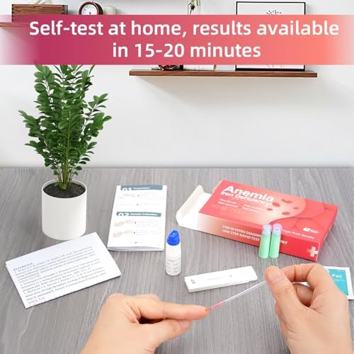 Kit de Prueba de Deficiencia de Hierro para Niños y Adultos, Test Rápido para el Hogar - imagen 4