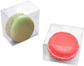 Cajas de Plástico Transparentes Newbested para Macarons - 100 Piezas, Perfectas para Chocolates, Galletas y Regalos en Bodas, Baby Shower y Más (5.5 - imagen 1