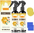 Egmsic 2 Piezas Spray de Cera de Abeja, Pulidor Natural para Muebles, Limpiador en Spray para Madera, Ideal para Salas, Cocinas, Mesas y Gabinetes - imagen 1
