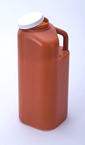 Orinal Grande para Hombre con Tapa a Prueba de Fugas (3000 mL o 101 oz.) Color Ámbar - imagen 2