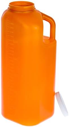 Orinal Grande para Hombre con Tapa a Prueba de Fugas (3000 mL o 101 oz.) Color Ámbar - imagen 4