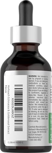 Tinte líquido de Echinacea y Goldenseal Horbäach | 2 fl oz | Extracto sin alcohol | Suplemento vegetariano, sin OGM y sin gluten - imagen 3