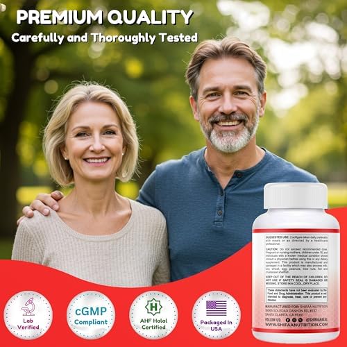 Aceite de Pescado Omega 3 Halal 2000mg - 60 Porciones, 120 Cápsulas Blandas. Capturado en la Naturaleza, Purificado, Amigable con Keto, Sin OGM y Sin - imagen 6
