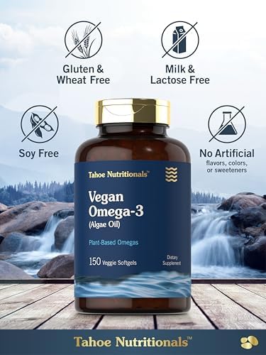 Suplemento Vegano Omega 3 Carlyle | 150 Cápsulas Blandas | Aceite de Algas | Sin OGM y Libre de Gluten | Tahoe Nutritionals - imagen 5