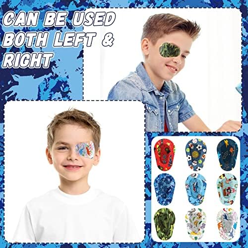 Parches Adhesivos Toulite para Niños, 90 Piezas, 9 Diseños, Transpirables, para Ambliopía y Ojos Perezosos, Banditas Lindas para Niños y Niñas - imagen 6