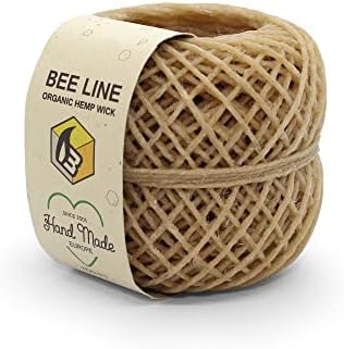 Cuerda de Cáñamo 100% Orgánica Beeline X Hemplights, 200 FT, Tamaño Estándar, Sin Blanquear, No Tóxica, Hecha en Europa - imagen 2