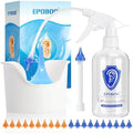 Kit de Botella para Remoción de Cerumen - Sistema Manual de Irrigación de Oídos, Seguro y Eficiente, Elegible para FSA-HSA, Botella de 500ml, - imagen 1