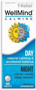 Tabletas Calmantes MediNatura WellMind – Fórmula Natural para la Relajación – Apoya el Estado de Ánimo Tranquilo – Uso Diurno y Nocturno – 100 - imagen 1