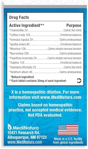 Tabletas Calmantes MediNatura WellMind – Fórmula Natural para la Relajación – Apoya el Estado de Ánimo Tranquilo – Uso Diurno y Nocturno – 100 - imagen 2