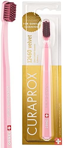 Cepillo de Dientes Curaprox CS 12460 Velvet Soft – Cuidado de Encías Sensibles | Limpieza Ultra Suave con 12,460 Filamentos | Paquete Individual, - imagen 1