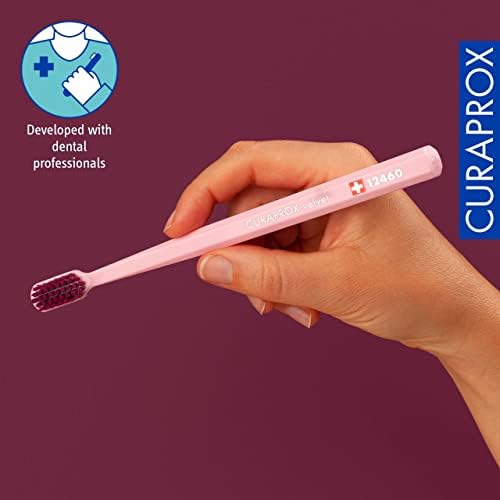 Cepillo de Dientes Curaprox CS 12460 Velvet Soft – Cuidado de Encías Sensibles | Limpieza Ultra Suave con 12,460 Filamentos | Paquete Individual, - imagen 4