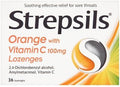 Strepsils Naranja con Vitamina C 100mg 36 Pastillas para la Garganta de Strepsils - imagen 1