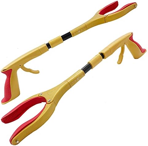 Herramienta Recolectora Grabber - Última Versión Luxet 19 Pulgadas Oro y Negro, Bastón Plegable para Recoger - Punta Magnética de Fuerte Agarre - - imagen 2