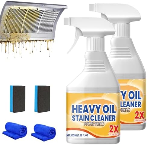 Spray Limpiador de Aceite Pesado para Cocina 2 Pcs, Agente de Limpieza Multiusos 2026, Desengrasante para Encimeras, Hornos y Electrodomésticos - imagen 1