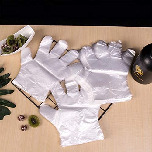 Guantes Desechables de Plástico HLIN 1500 Pzs - Guantes Transparentes para Preparación de Alimentos, Servicio y Limpieza, Talla Única - imagen 4
