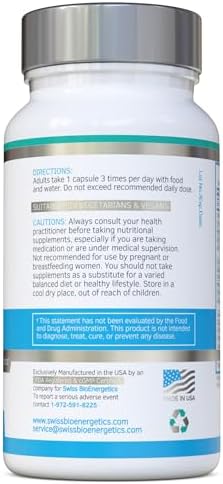 Swiss BioEnergetics CanDefence — Suplemento Digestivo Herbal y Probiótico con Ácido Caprílico, Orégano, Ajo, Aloe Vera, Probióticos y Zinc — 90 - imagen 3